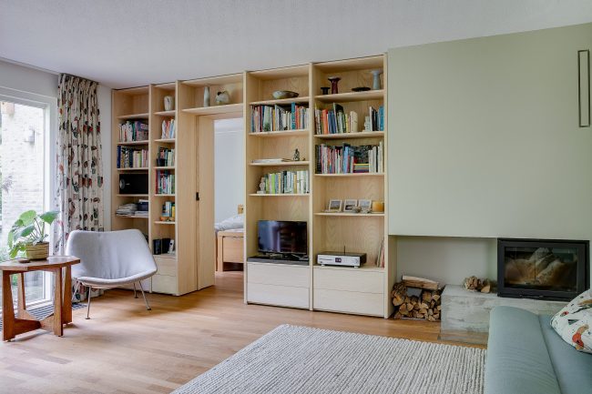 Ruimtewezen maatwerk wandkast kamerscheiding leiden