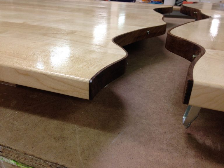 Uitschuiftafel esdoorn organisch